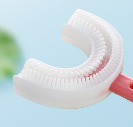 Cepillo de dientes en silicona para bebe